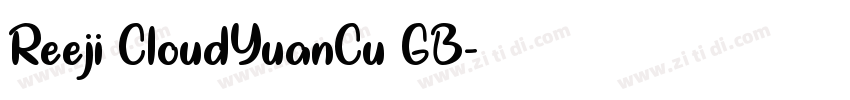 Reeji CloudYuanCu GB字体转换